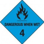 Class 4.3 Dangerous Goods Warning Triangle Class 4.3 Dangerous Goods Warning Triangle