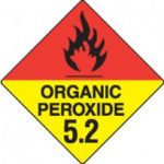 Class 5.2 Dangerous Goods Warning Triangle Class 5.2 Dangerous Goods Warning Triangle