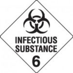 Class 6.2 Dangerous Goods Warning Triangle Class 6.2 Dangerous Goods Warning Triangle