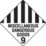 Class 9 Dangerous Goods Warning Triangle Class 9 Dangerous Goods Warning Triangle