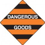 Mixed Dangerous Goods Warning Triangle Mixed Dangerous Goods Warning Triangle